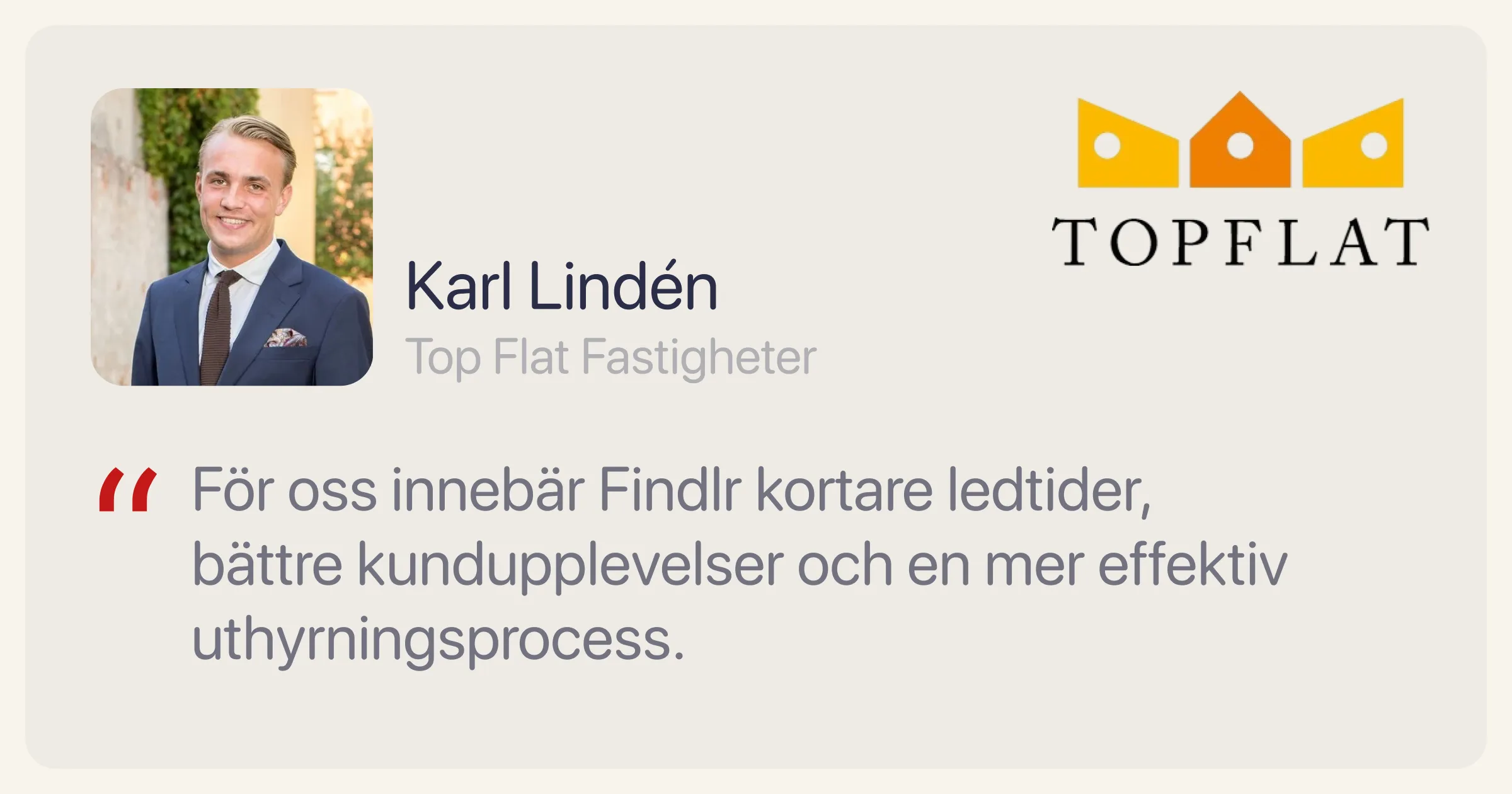 Hur Topflat använder Findlr